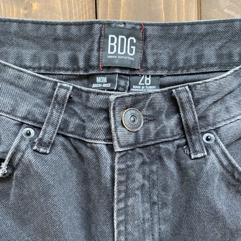 Black BDG Mom Jeans - Picture 5 of 9